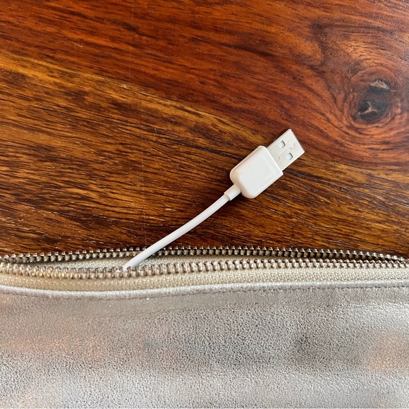 HButler Gold Suede Mighty Purse Wristlet (w/ built-in phone charging battery) - Picture 7 of 11